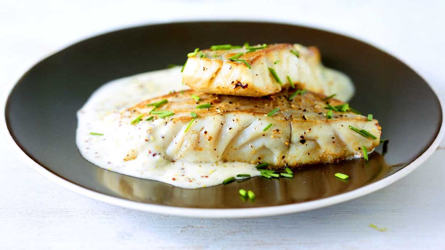 Seelachs mit Senfsauce: schnell und einfach
