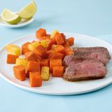 Steak mit Süßkartoffeln