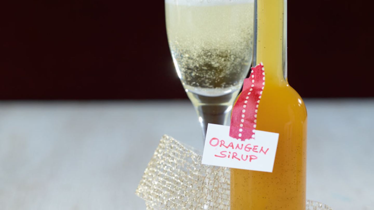 Orangensirup mit Vanille Rezept