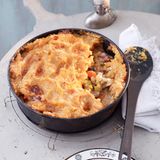 Thailändisches Rinder-Curry mit Süßkartoffelkruste