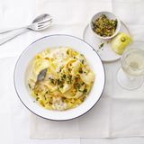 Pasta mit Schwarzwurzelragout
