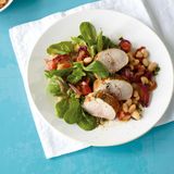 Schweinefilet mit Bohnensalat