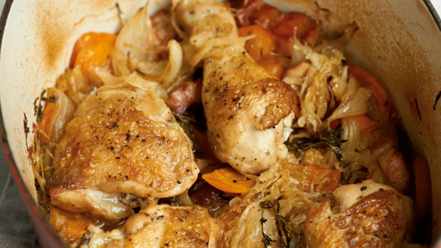 Hähnchen-Sauerkraut-Topf Rezept