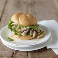 Hähnchensalat-Burger