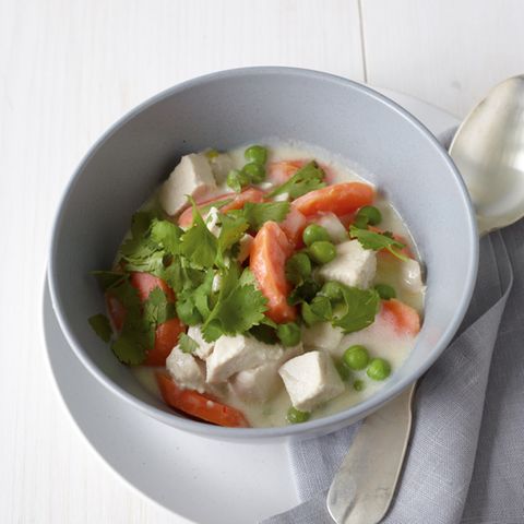 Kokos-Hähnchen-Frikassee