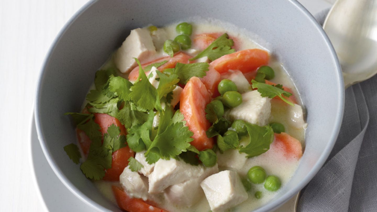 Kokos-Hähnchen-Frikassee Rezept