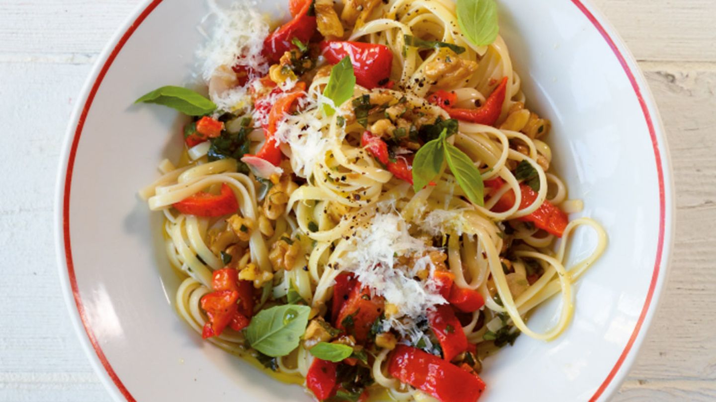 Paprika-Walnuss-Pasta Rezept