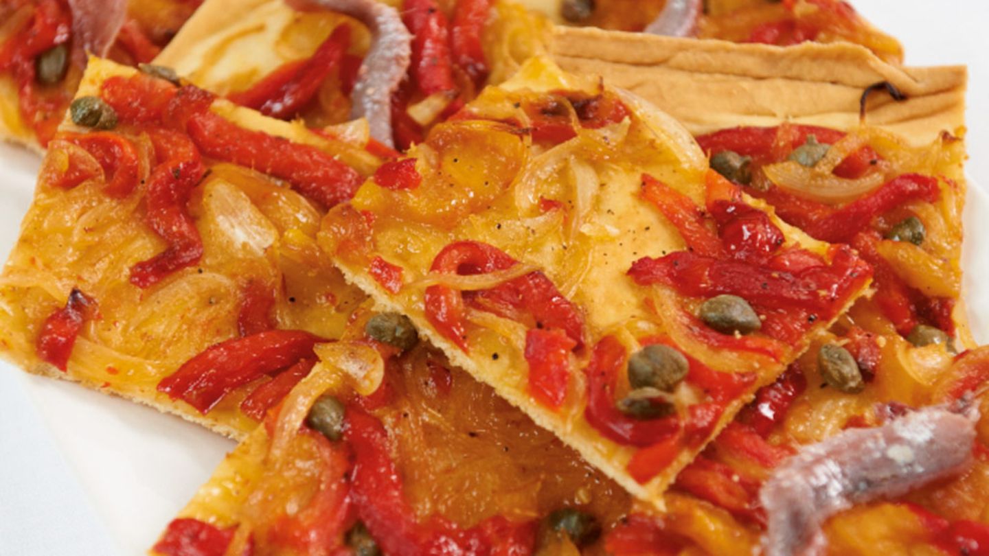 Spanische Pizza Rezept