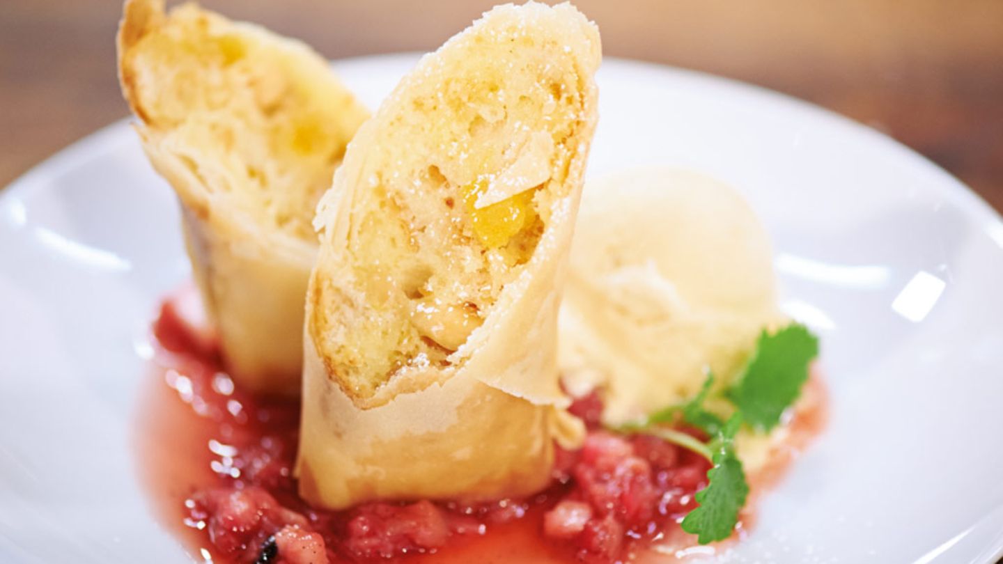 Süße Frühlingsrollen Rezept