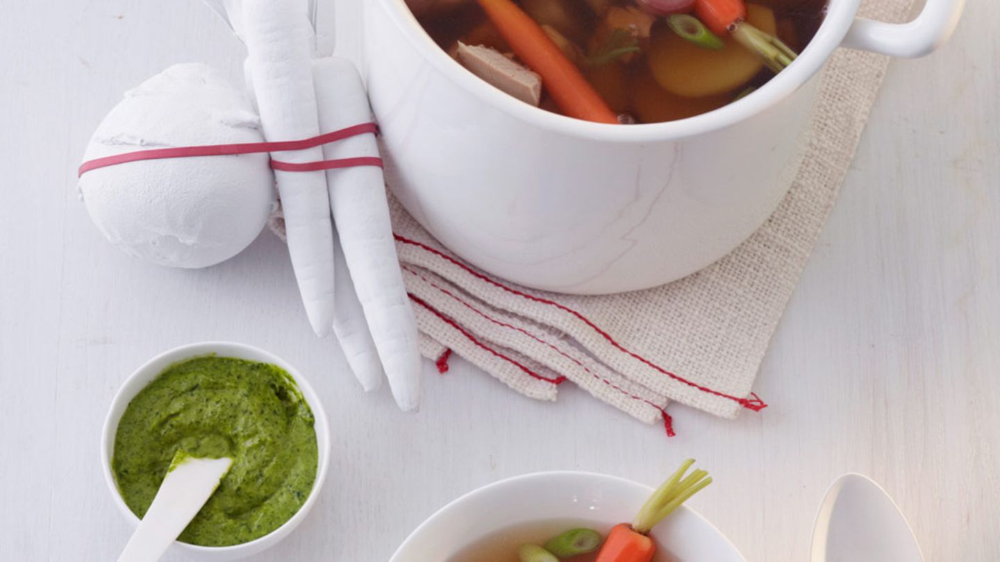Hühnereintopf mit Frühlingsgemüse Rezept