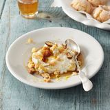 Ricotta mit Honig und Mandeln