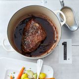 Kalbsbraten mit Steinpilzsauce