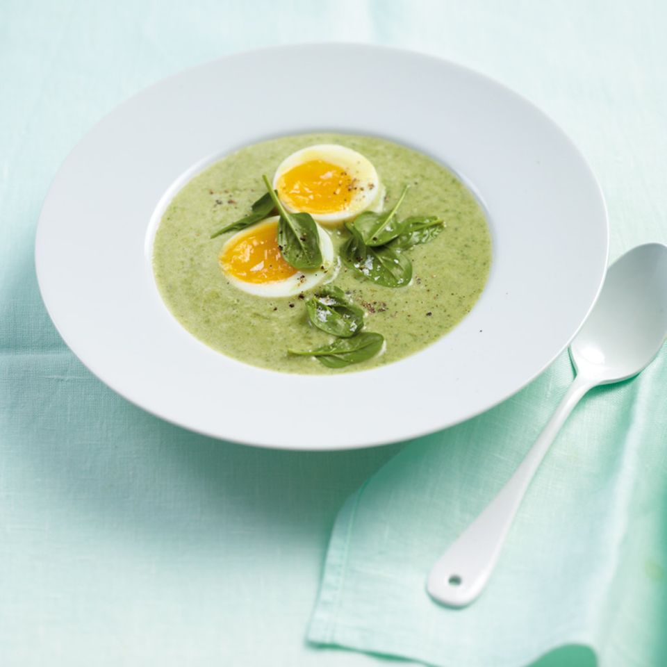 Lauch-Spinat-Cremesuppe