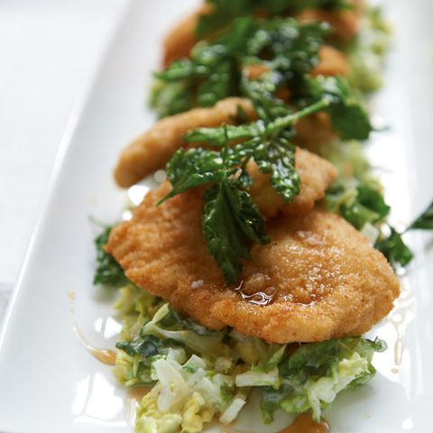 Hähnchen-Schnitzel mit Ahorn-Sirup