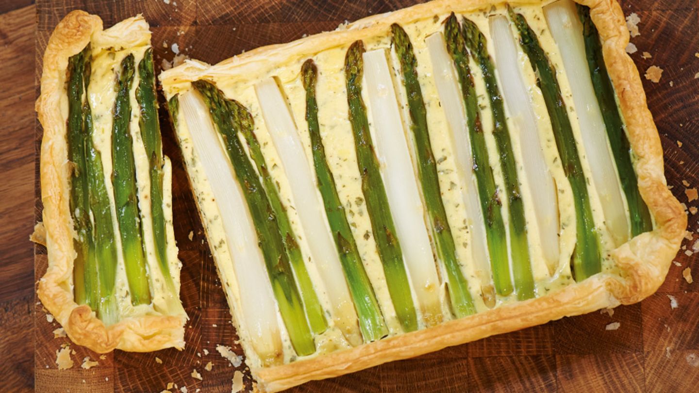 Spargel-Tarte Rezept - [ESSEN UND TRINKEN]