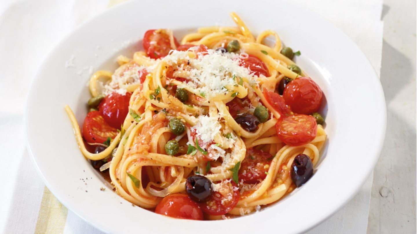 Frische Tomaten-Pasta Rezept