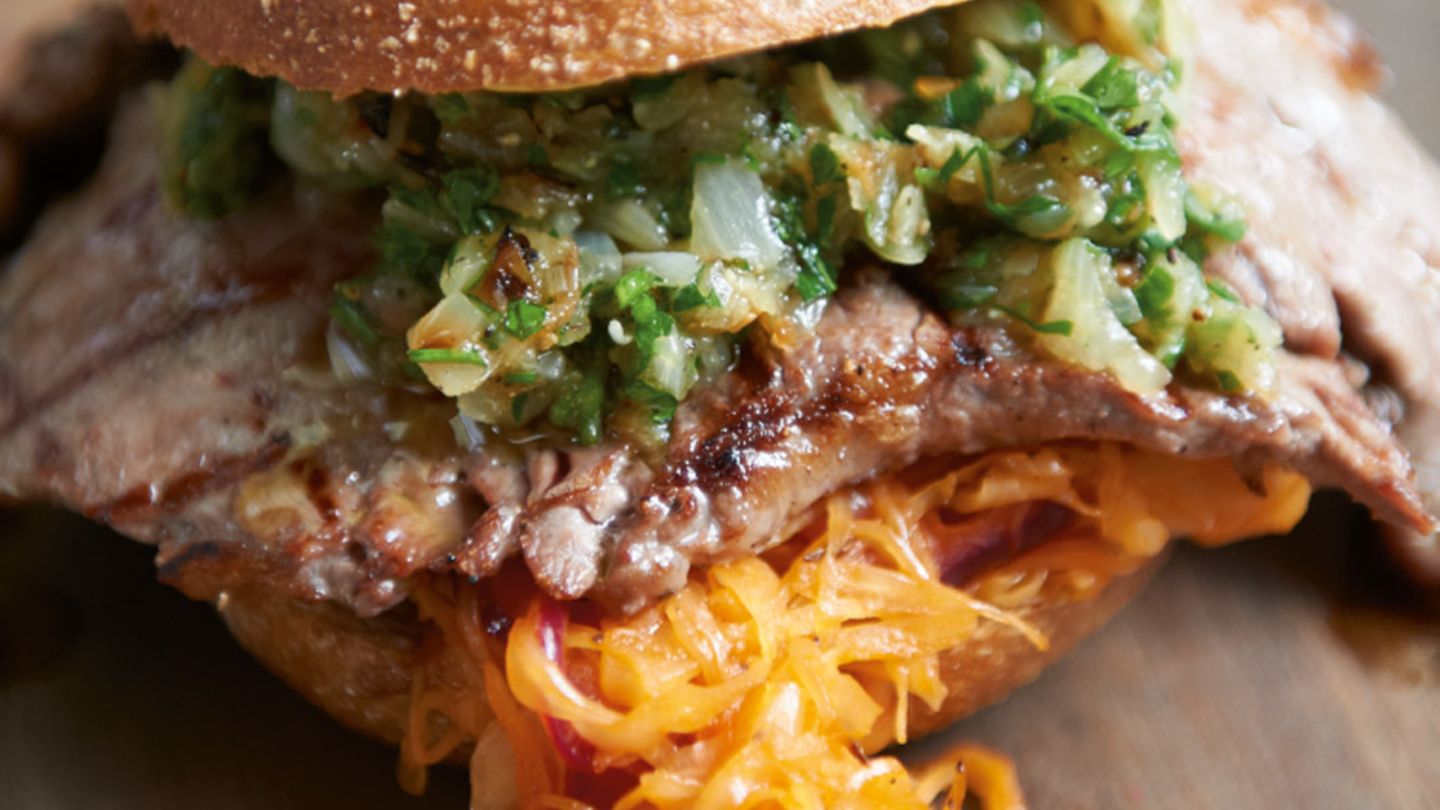 Steak-Burger Rezept
