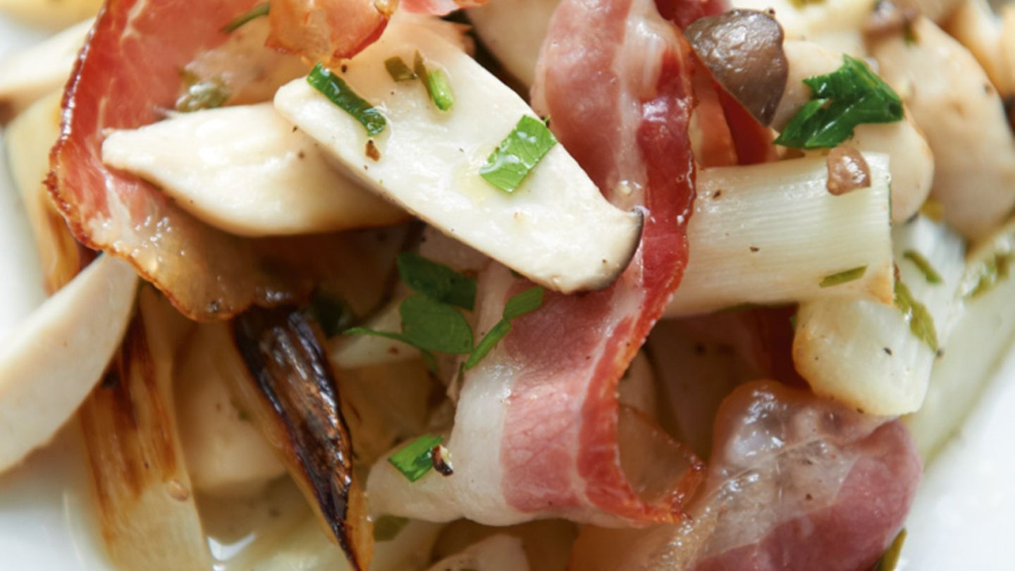 Spargel-Pilz-Päckchen Rezept