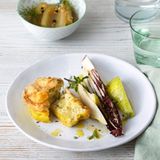 Kartoffel-Soufflé mit Radicchio