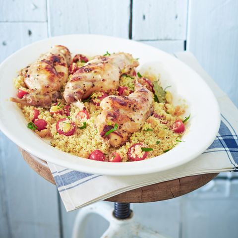Marinierte Kaninchenkeulen mit Couscous-Salat