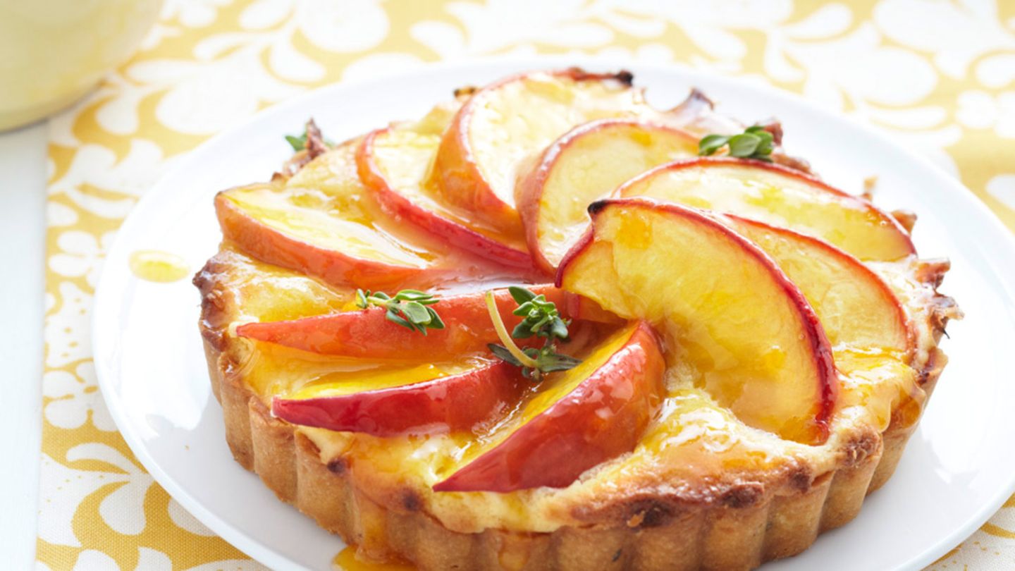 Pfirsich-Marzipan-Tartelettes Rezept