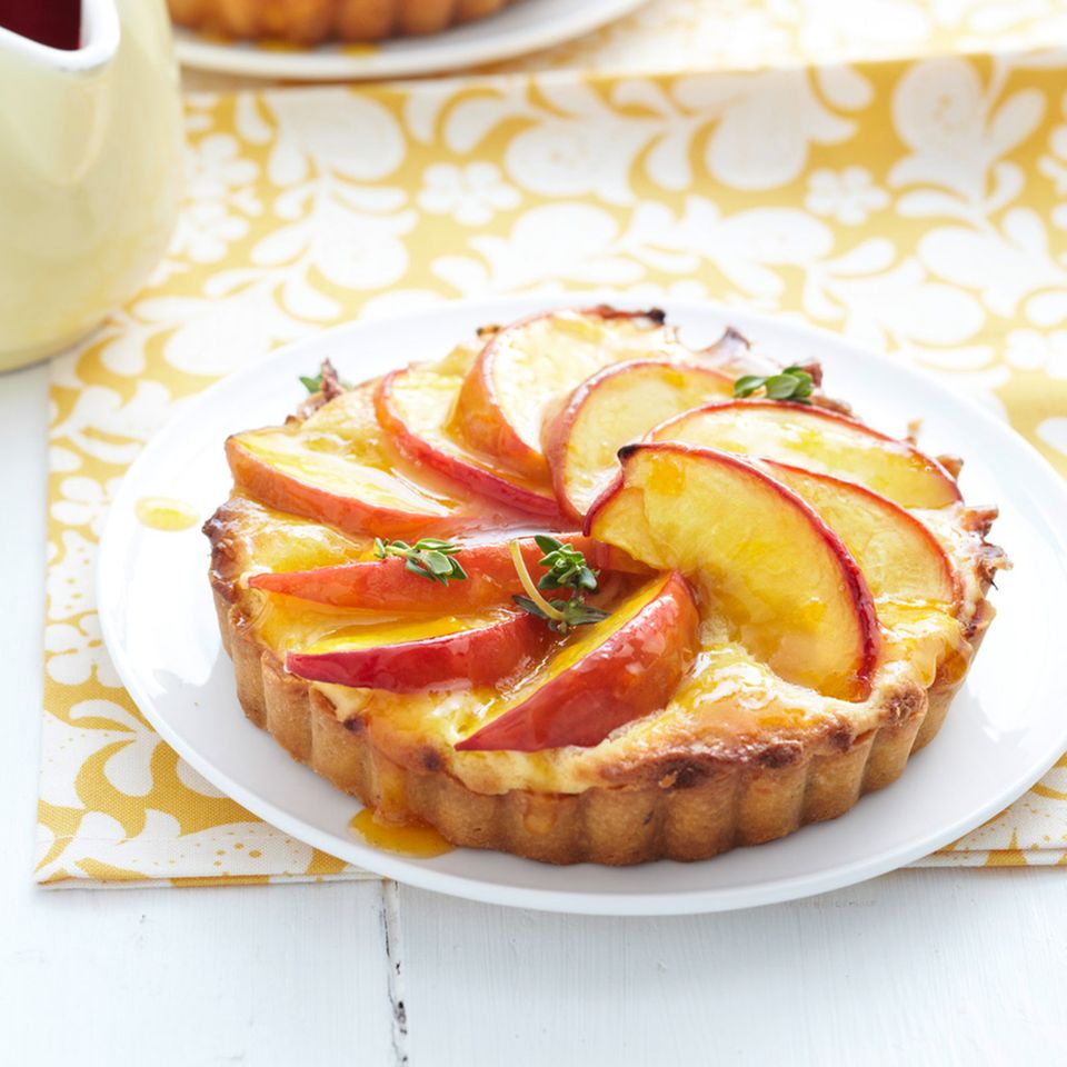Pfirsich-Marzipan-Tartelettes