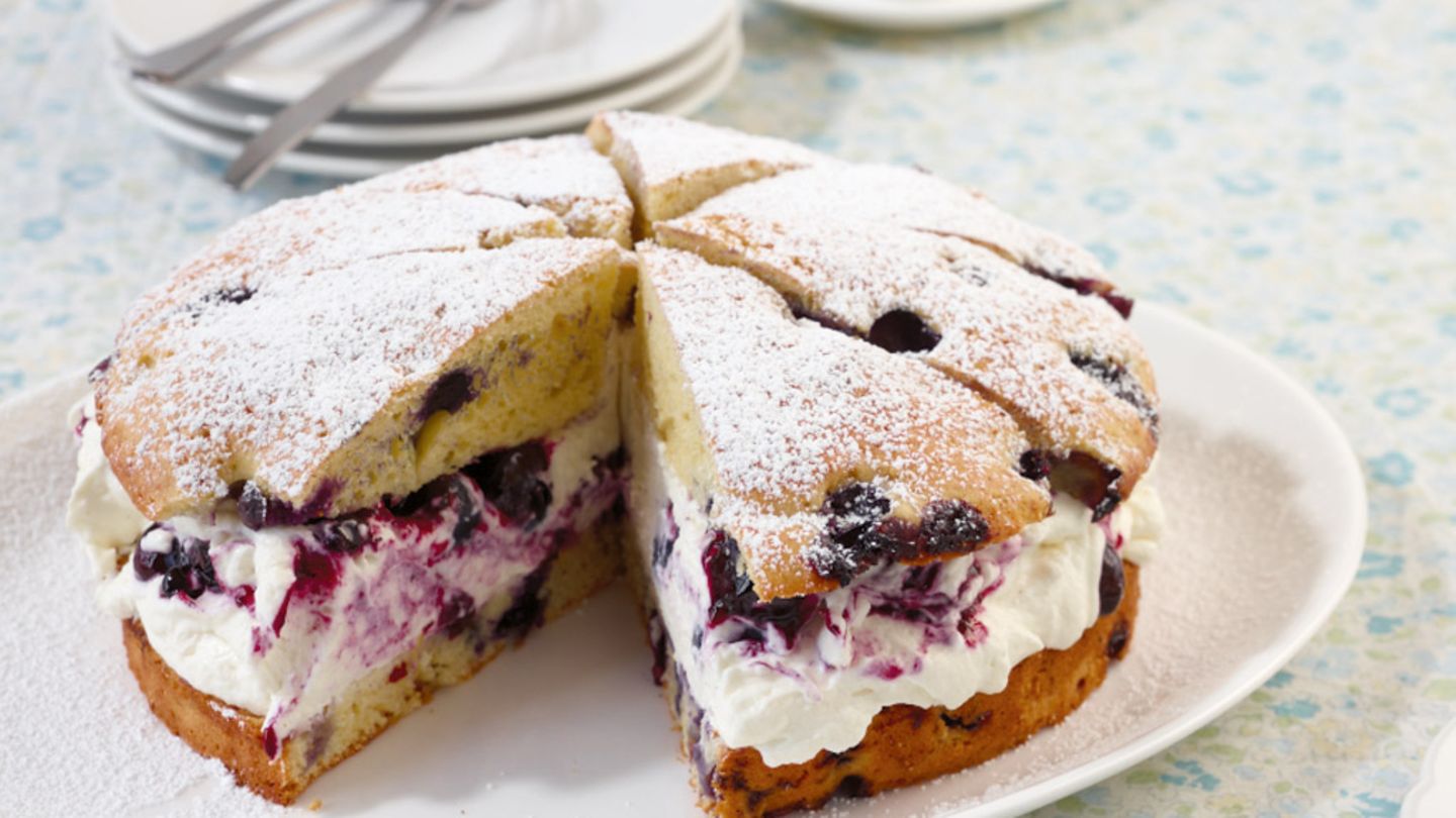 Heidelbeerkuchen Rezept