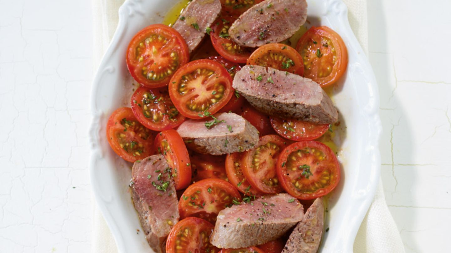 Lauwarmer Tomatensalat Rezept