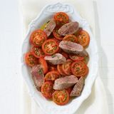Lauwarmer Tomatensalat
