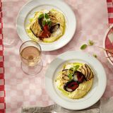 Auberginen-Paprika-Röllchen