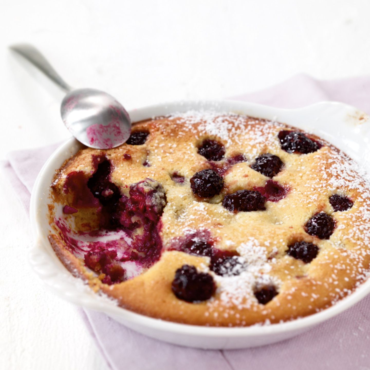 Brombeer-Clafoutis
