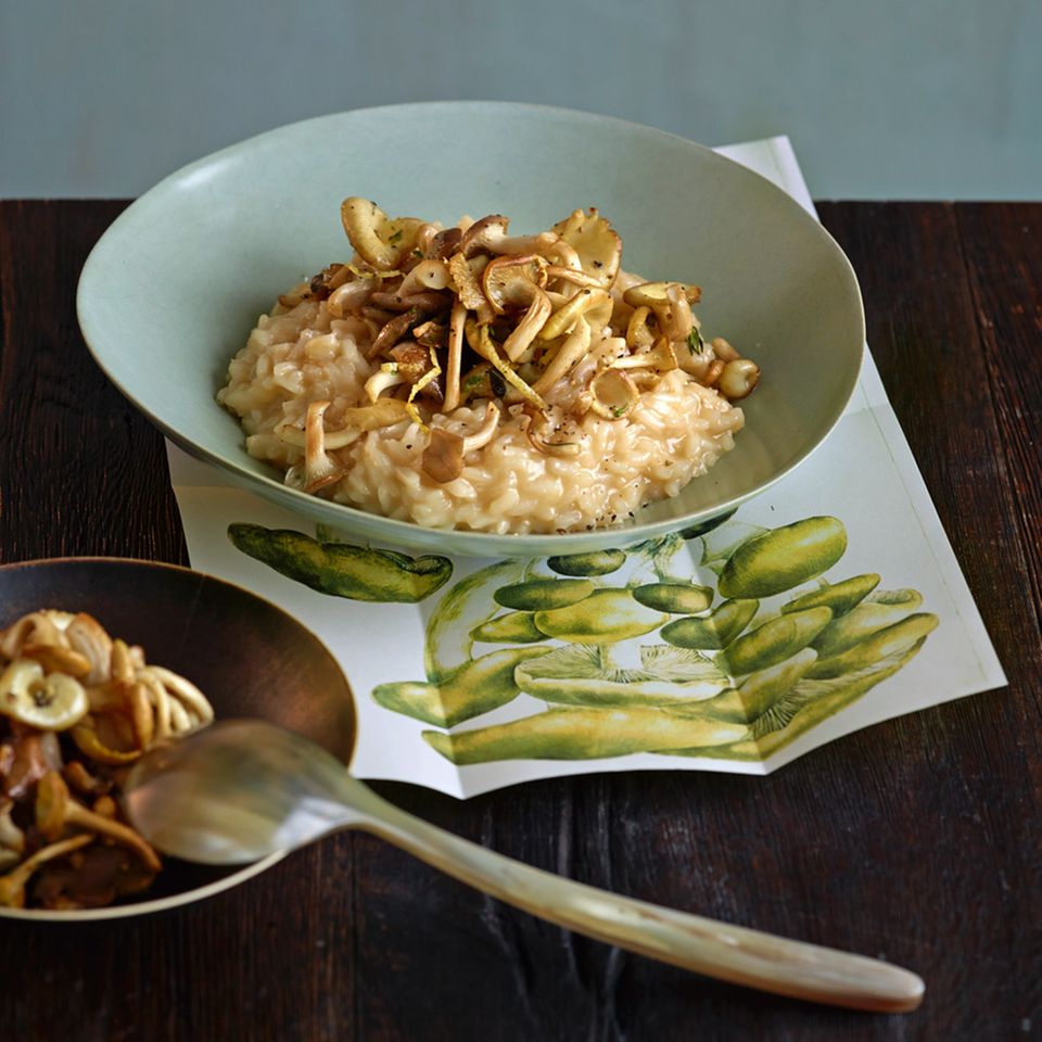 Seitlings-Risotto