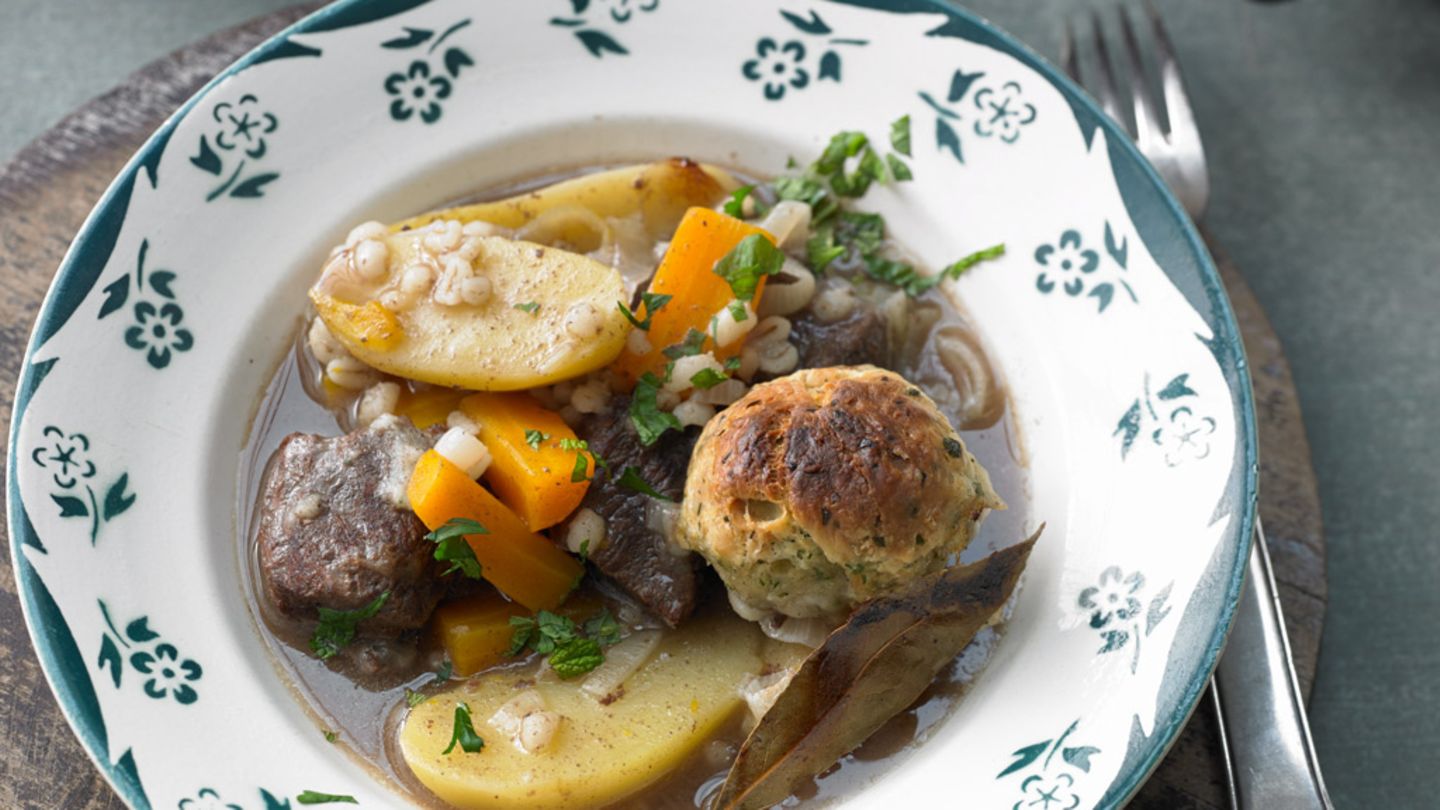 Beef Stew mit Klössen Rezept