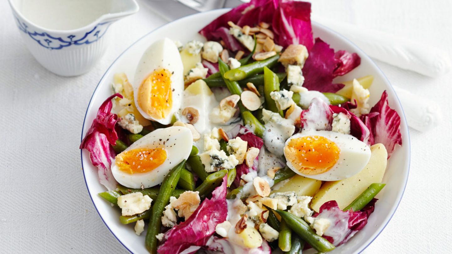 Kartoffelsalat mit Radicchio und Friesisch Blue Rezept