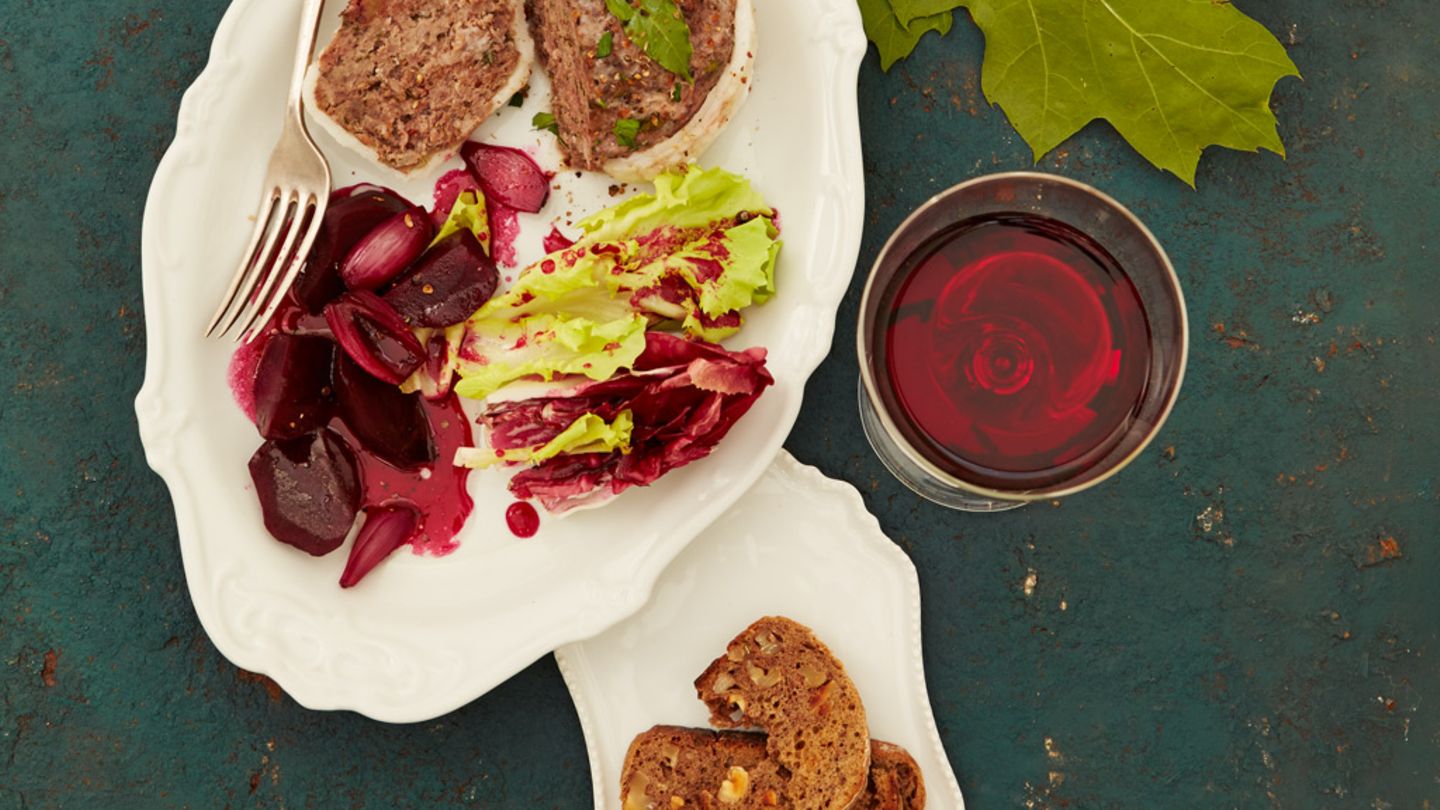 Wildterrinen mit Rote-Bete-Pickles Rezept