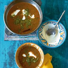 Orientalische Linsensuppe