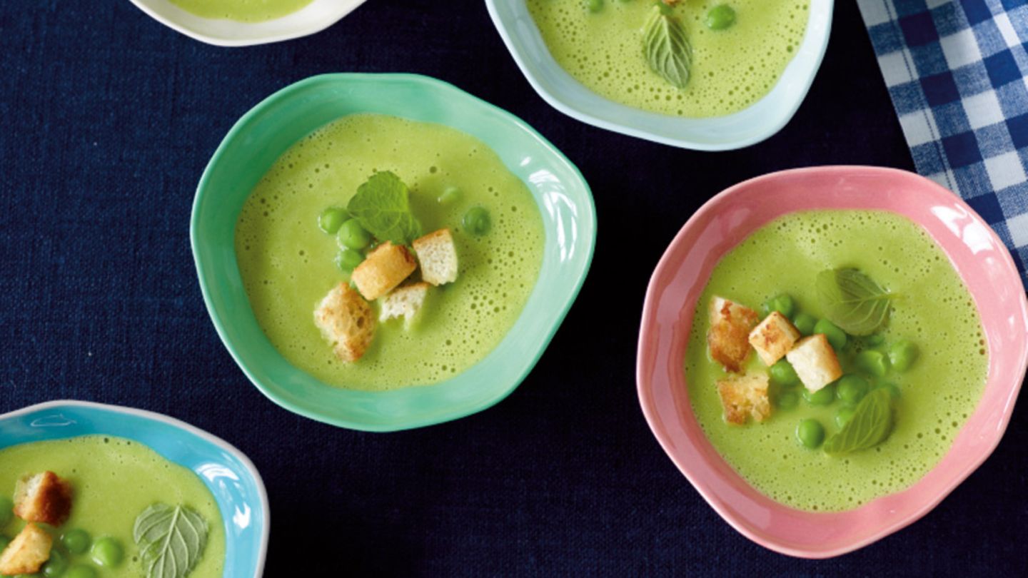 Erbsen-Minz-Suppe Rezept