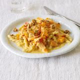Kürbis-Gorgonzola-Pasta