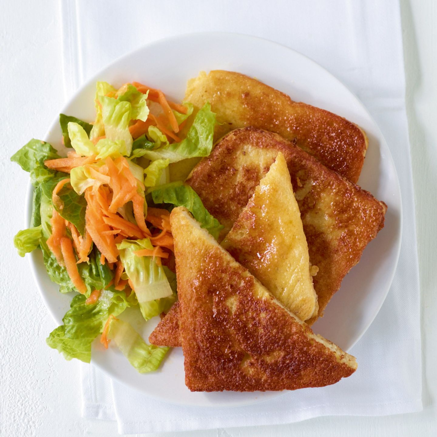 French Toast mit Salat