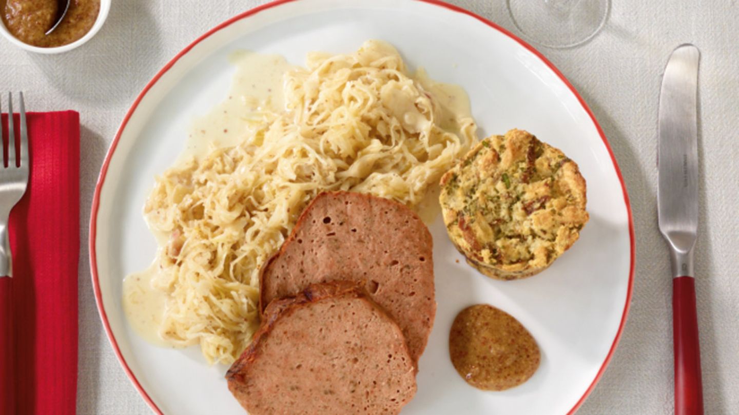 Rahm-Senf-Sauerkraut Rezept
