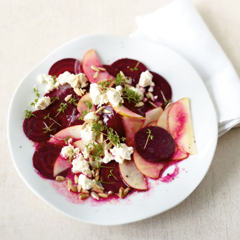 Rote Bete Apfel Salat Rezept Essen Und Trinken