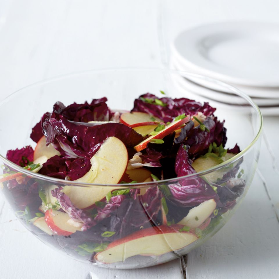 Radicchio Apfel Salat Rezept Essen Und Trinken