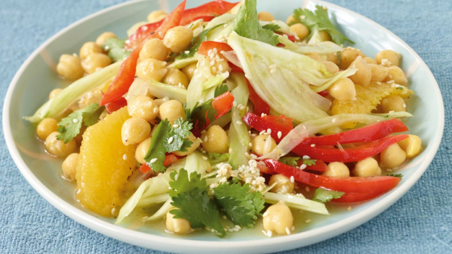 Kichererbsen-Fenchel-Salat Rezept