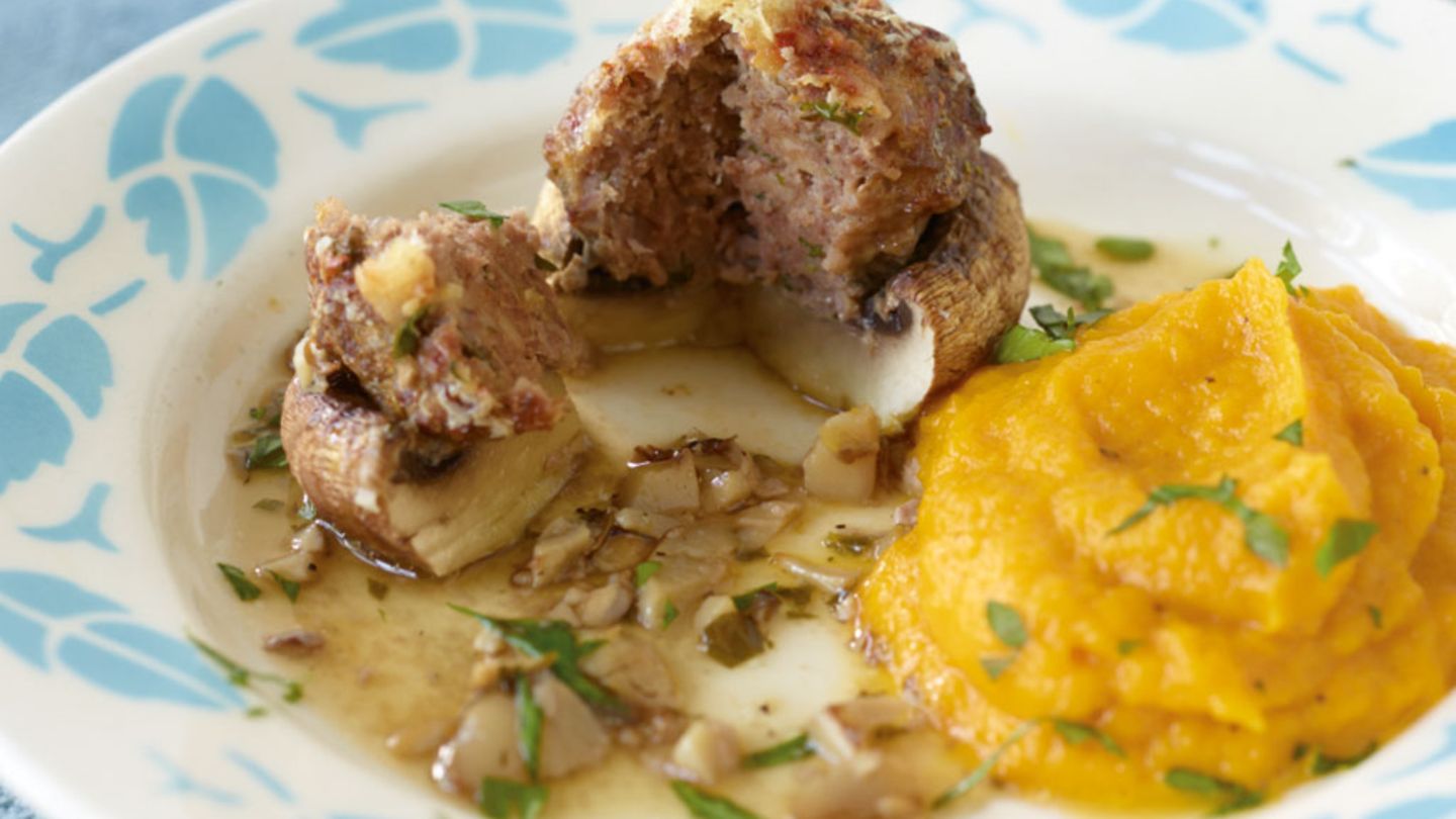Gefüllte Champignons mit Tatar Rezept