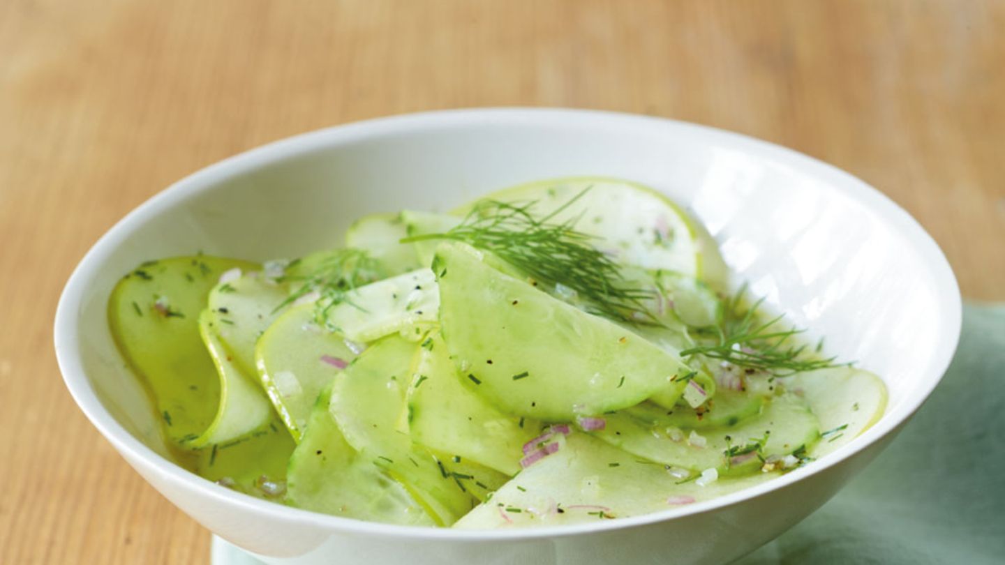Gurken-Apfel-Salat Rezept - [ESSEN UND TRINKEN]