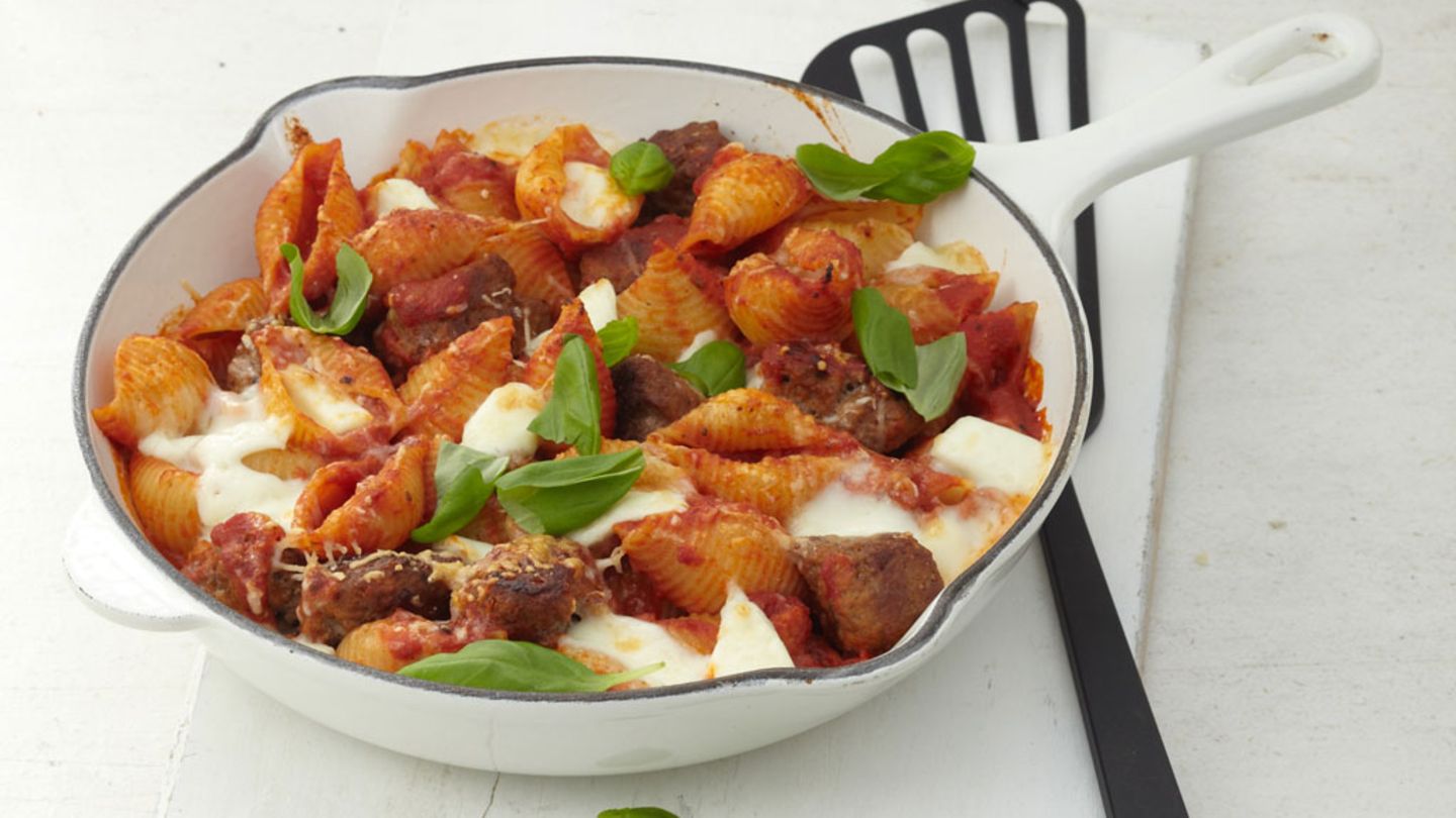Pasta mit Hackbällchen Rezept