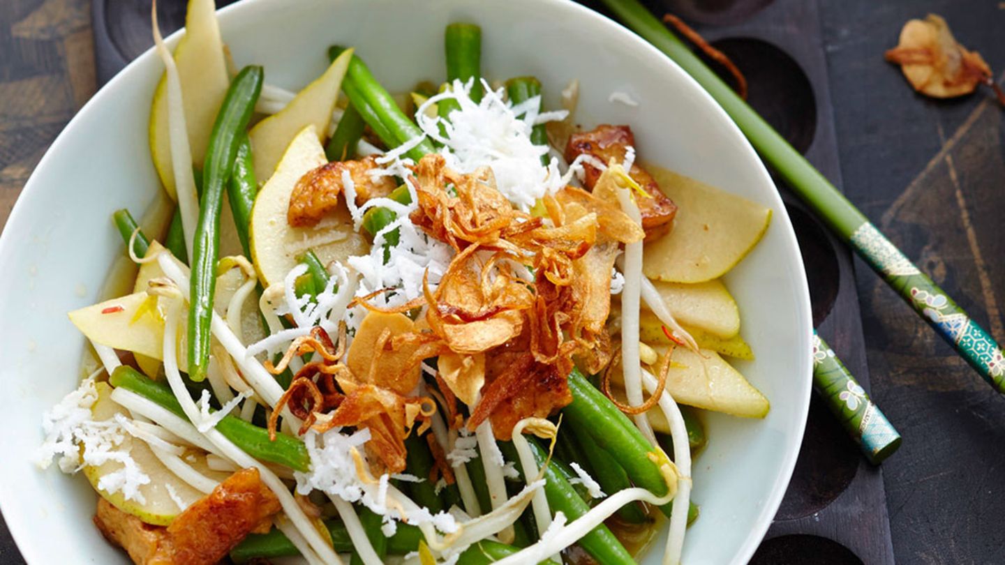 Kokos-Bohnen-Salat Rezept