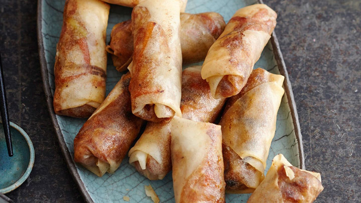 Frühlingsrollen mit Sweet-Chili-Sauce Rezept
