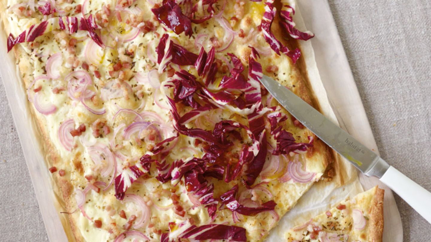 Speckflammkuchen Rezept