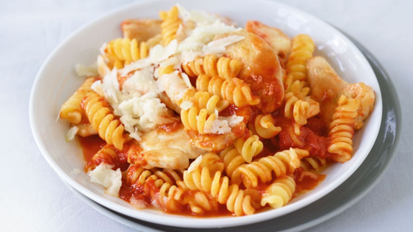 Tomaten-Harissa-Pasta Rezept